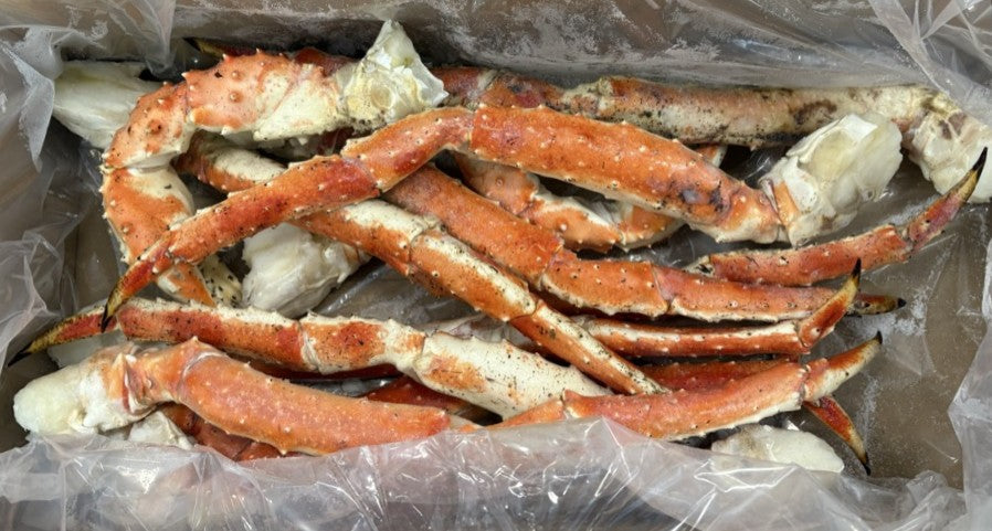 Crab (King), Red, Clusters, Cooked 3L 900-1100g Frozen, Norway, NW 20lb