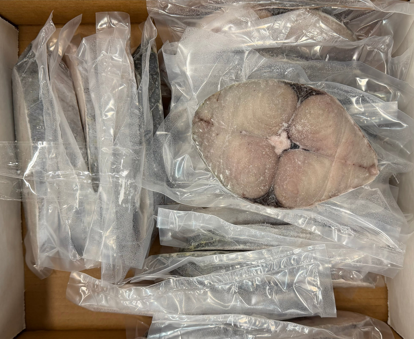 King Fish, 8-10 oz, Steaks, Frozen, IWP, Venezuela, NW, 10 lb