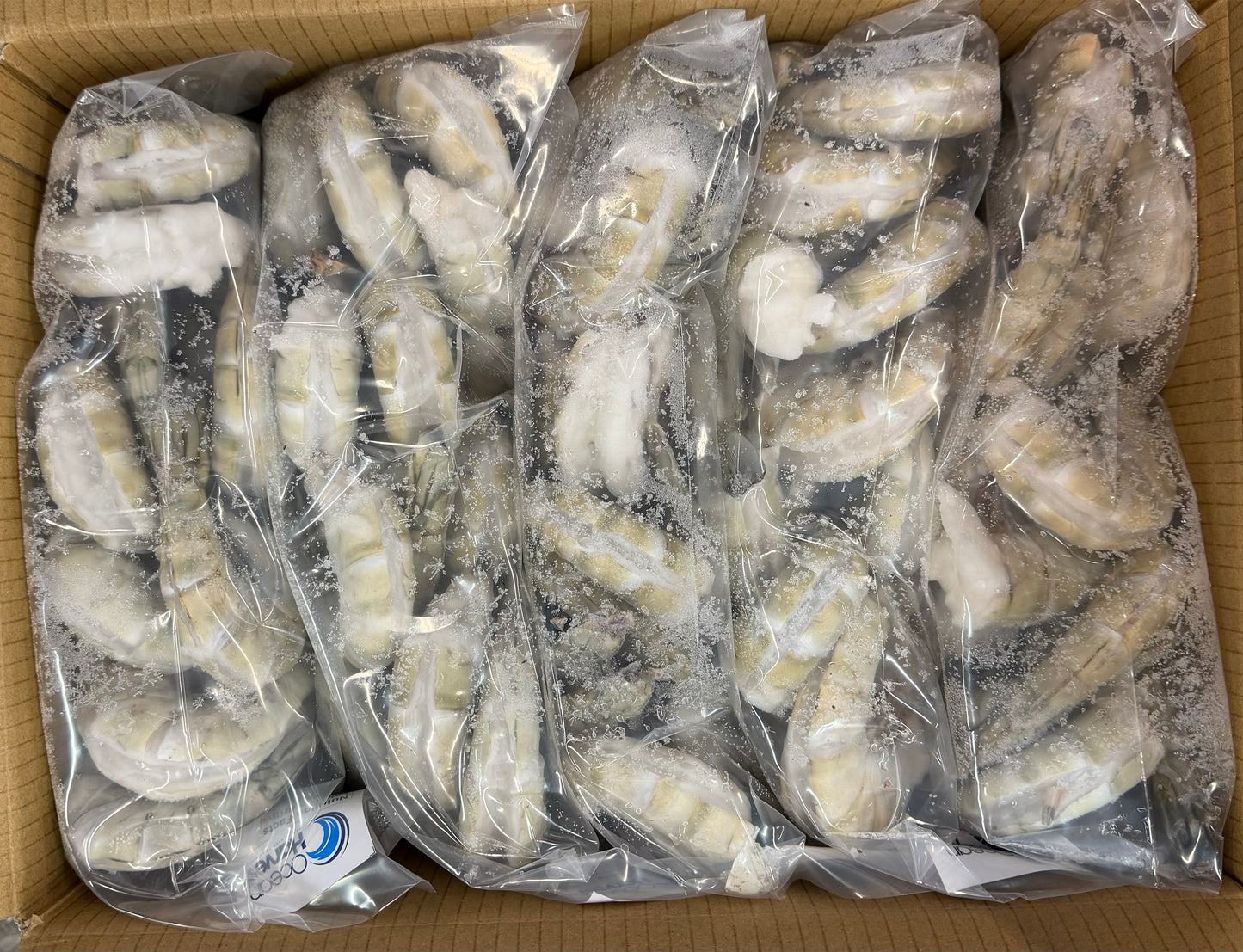 Shrimp, (Black Tiger), 8-12, EZP, Frozen, NW, 10 lb , 5 x 2 lb