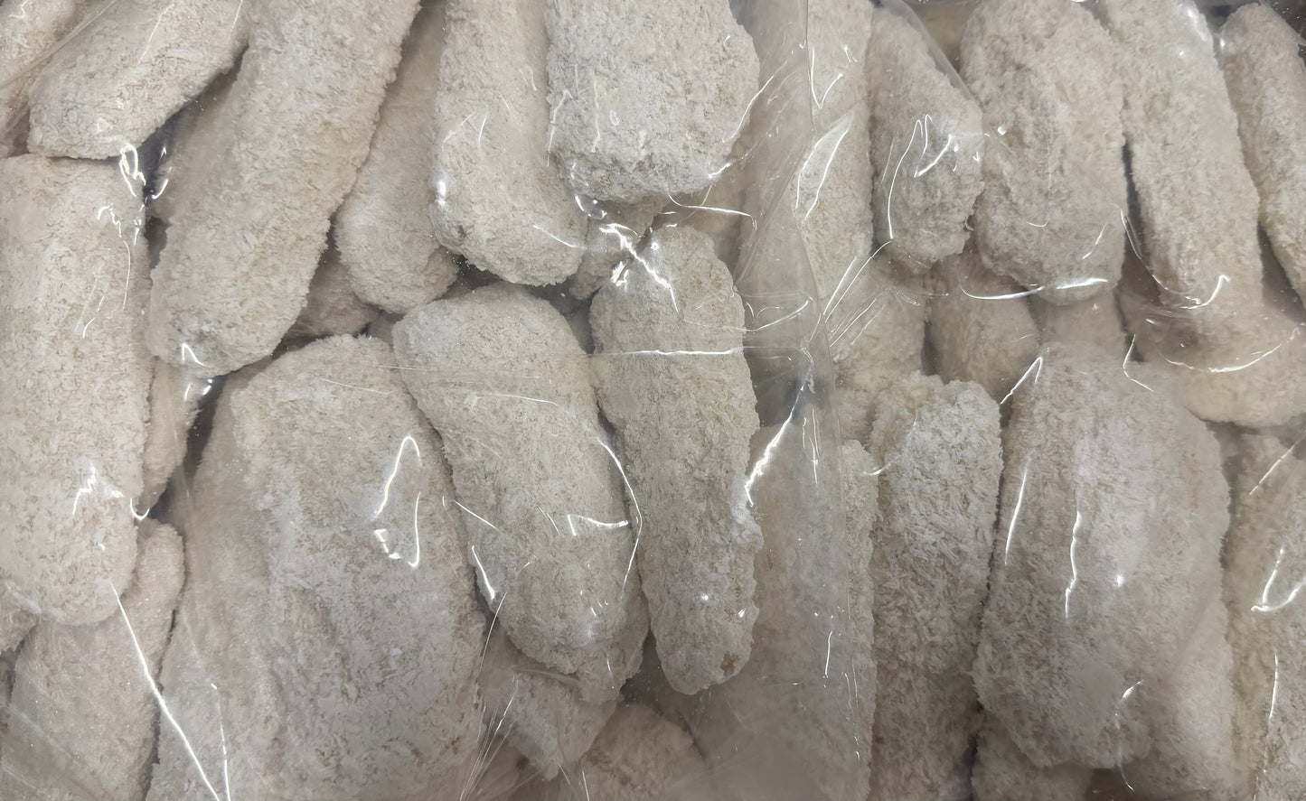 Halibut(Breaded), 2.25oz, Portions, Skinless, Boneless, Frozen, IQF, USA, NW 10lb, (2x5lb)