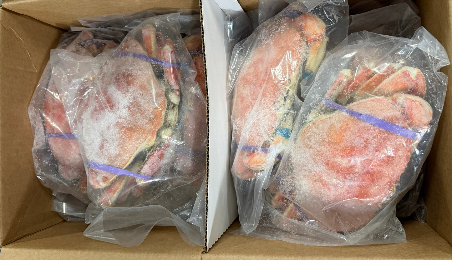 Crab (Dungeness), 1.5-2 lb, Whole Cooked, Frozen, IWP, USA, NW, 30 lb