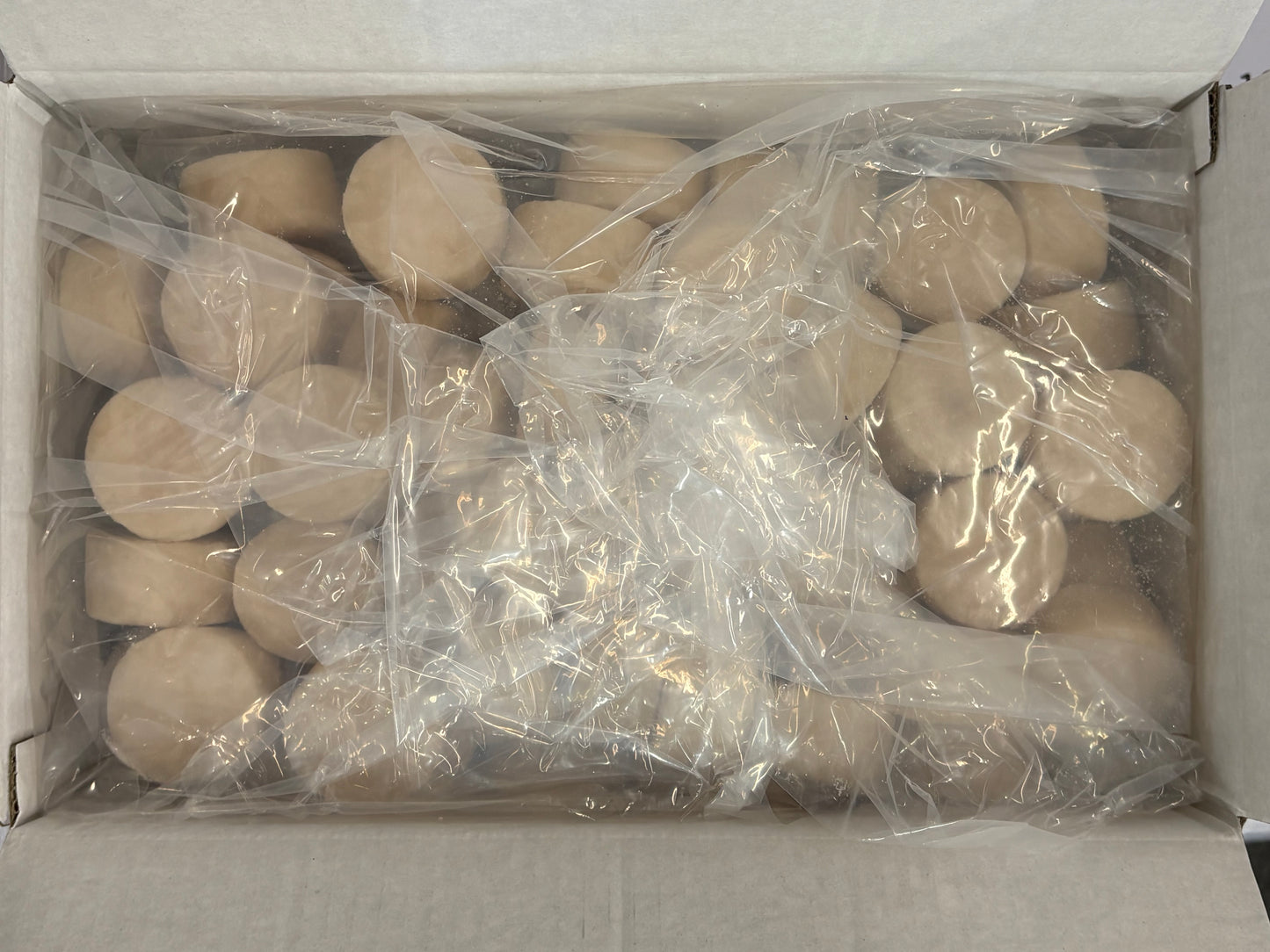 Scallops, U12, Medallion, Frozen, China, IQF, NW, 10lb, 2x5lb