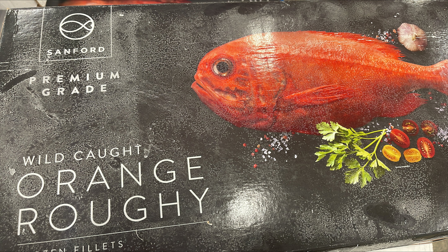 Roughy (Orange), 6-8 oz, Filets, SBL, Frais, NW, 10 kg (22,05 lb)