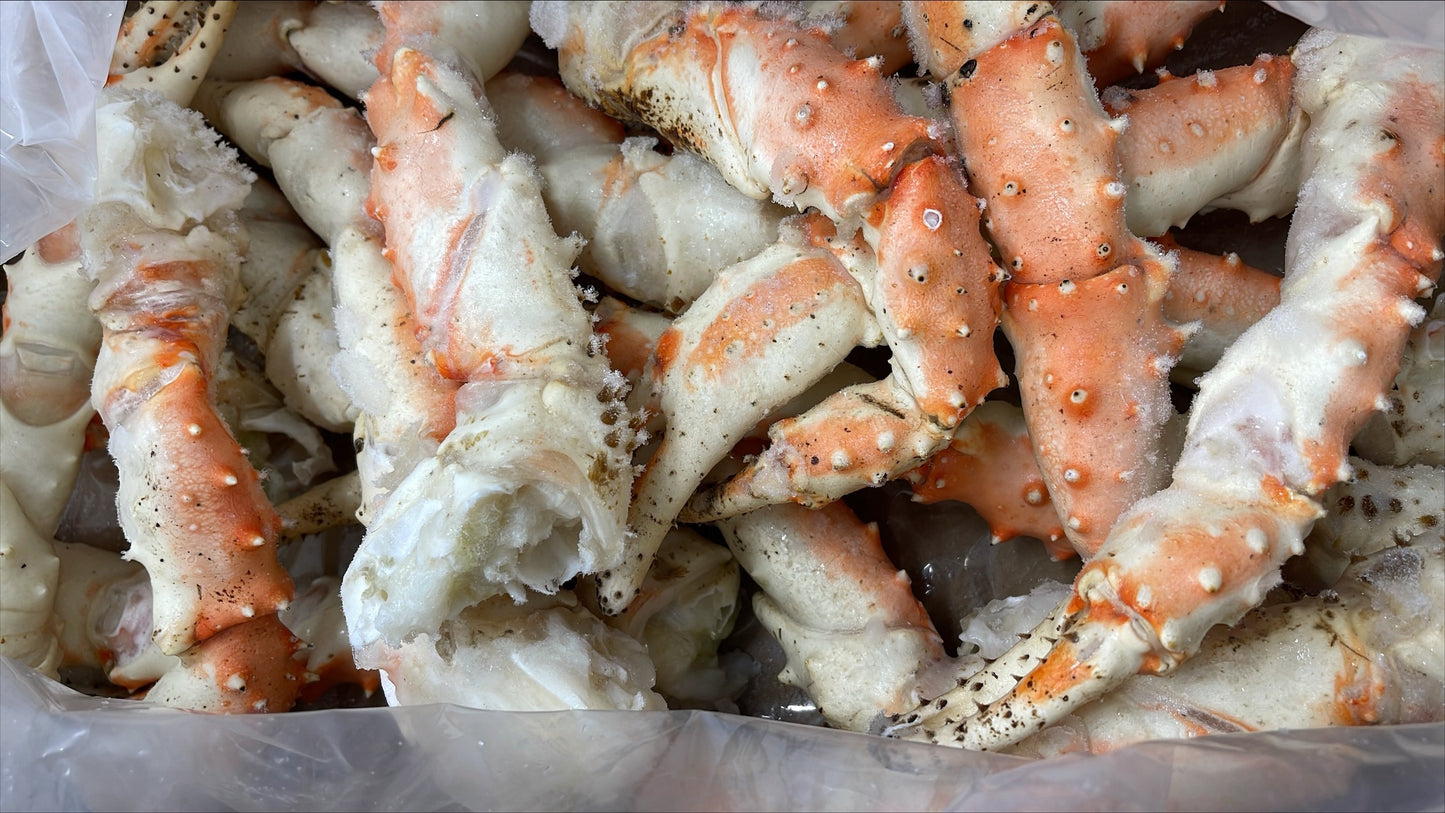 Crab (King), Red, Cooked, Feeder Claws Arms, IQF, Frozen, IQF,NW,10lb