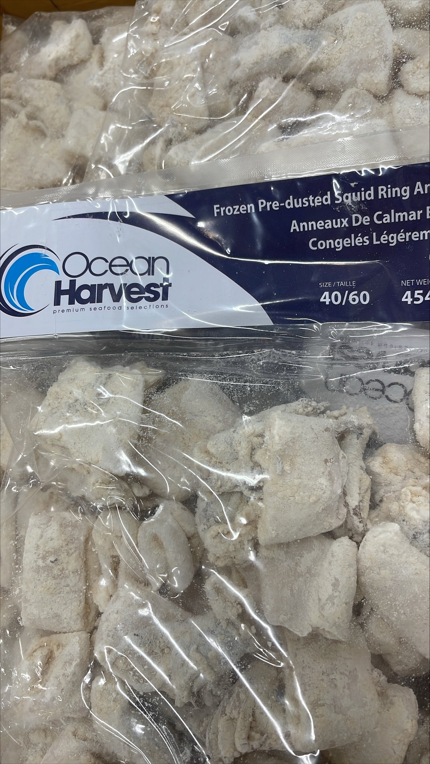 Squid, (Loligo For.), 40-60, Pre/D R&T, GF, Frozen, NW, 20 lb, 20