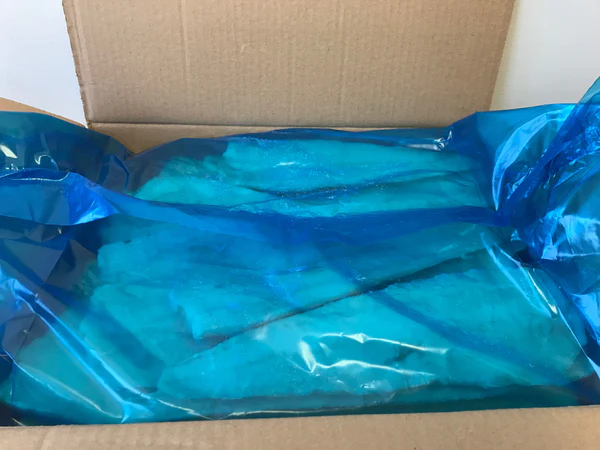 Goberge, (Alaska), 4-6 oz, Filets, Congelé, NW, 40 lb, 4 x 10 lb