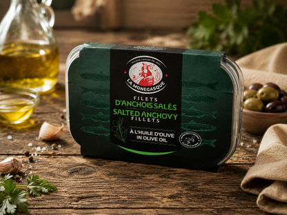 Anchovy, in Olive Oil, Canned, Fillets, Morocco, NW, 4.08 kg , 12 x 340 g
