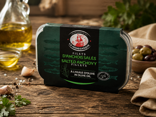 Anchovy, in Olive Oil, Canned, Fillets, Morocco, NW, 4.08 kg , 12 x 340 g