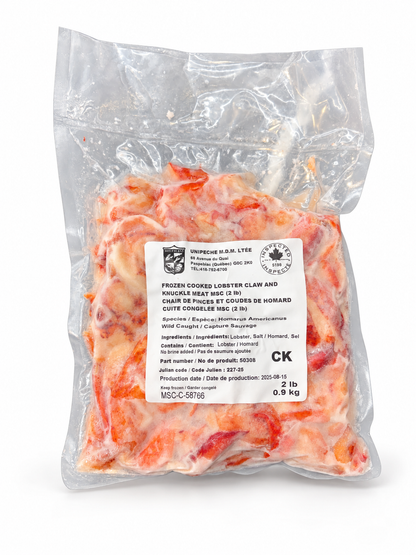 Lobster Meat, CKL, Frozen, Canada, NW,  2 lb Bag