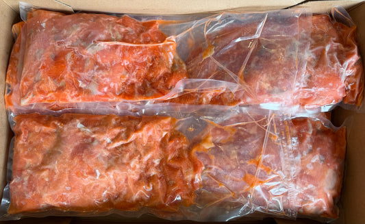 Salmon (Atlantic), Smoked, Trimmings, Frozen, IVP,  Norway, NW, 12 kg, 12x1 kg