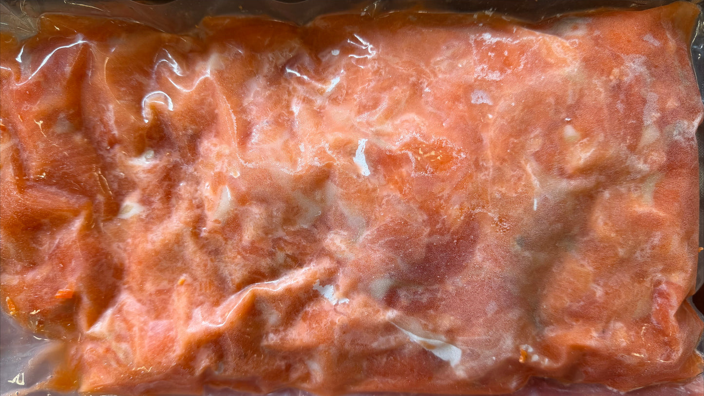 Salmon (Atlantic), Smoked, Trimmings, Frozen, IVP,  Norway, NW, 12 kg, 12x1 kg