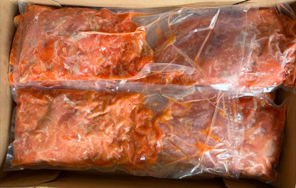 Salmon (Atlantic), Smoked, Trimmings, Frozen, IVP,  Norway, NW, 12 kg, 12x1 kg