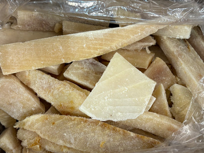 Halibut (Atlantic), Bits/pieces, Frozen, Skinless, Boneless, Random Size, IQF,SPAIN, NW, 1x10 lb