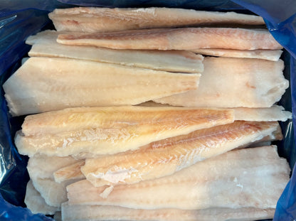 Pollock, 4-6 oz, Fillets, Skinless, Boneless, Frozen, IQF, China, Ocean Harvest, NW, 10 lb
