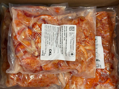 Lobster Meat, CKL, Frozen, Canada, NW, 12 lb, 6 x 2 lb