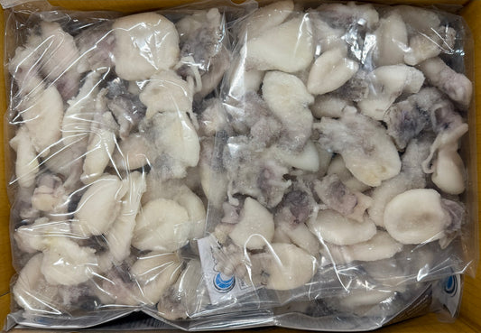 Cuttlefish (Cleaned), 41-60pc/kg, Whole, Frozen, IQF, 80%, Thailand, Ocean Harvest, NW, 20lb, 10 x 2lb