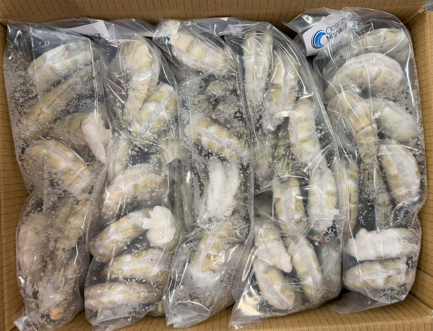 Shrimp, (Black Tiger), 8-12, EZP, Frozen, NW, 10 lb , 5 x 2 lb