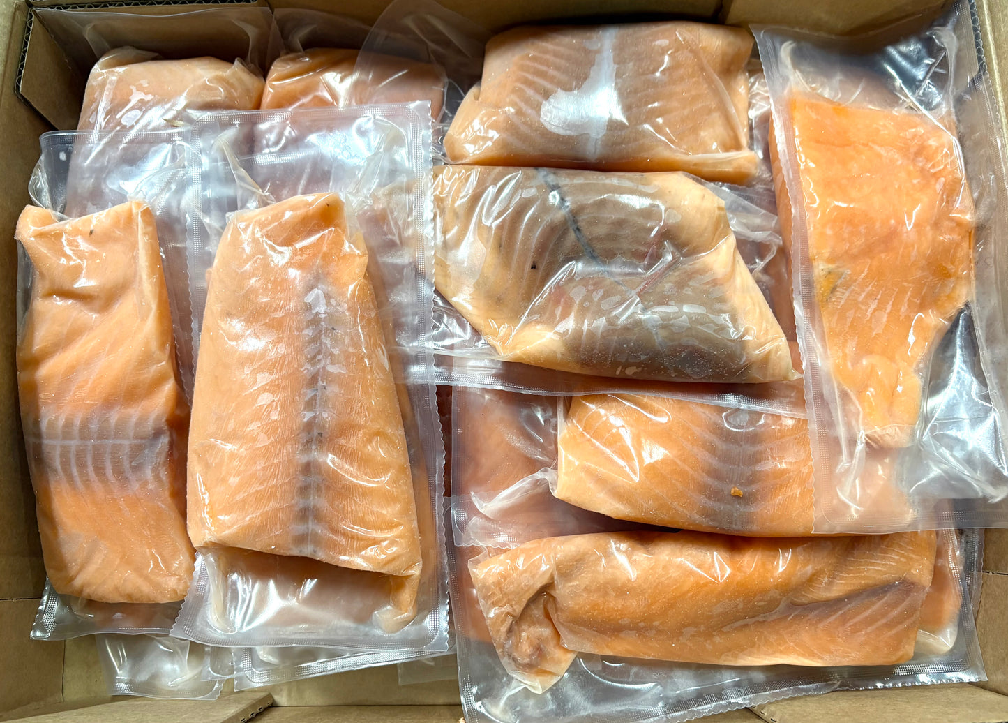 Salmon(Atlantic), 6oz, 170g,Portions, Skinless, Boneless, Norway, Frozen, IVP,NW 10lb