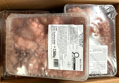 Octopus (Cleaned) 4-6 lb, Tray, Whole, Frozen, Morocco, NW, 1 x 28 lb