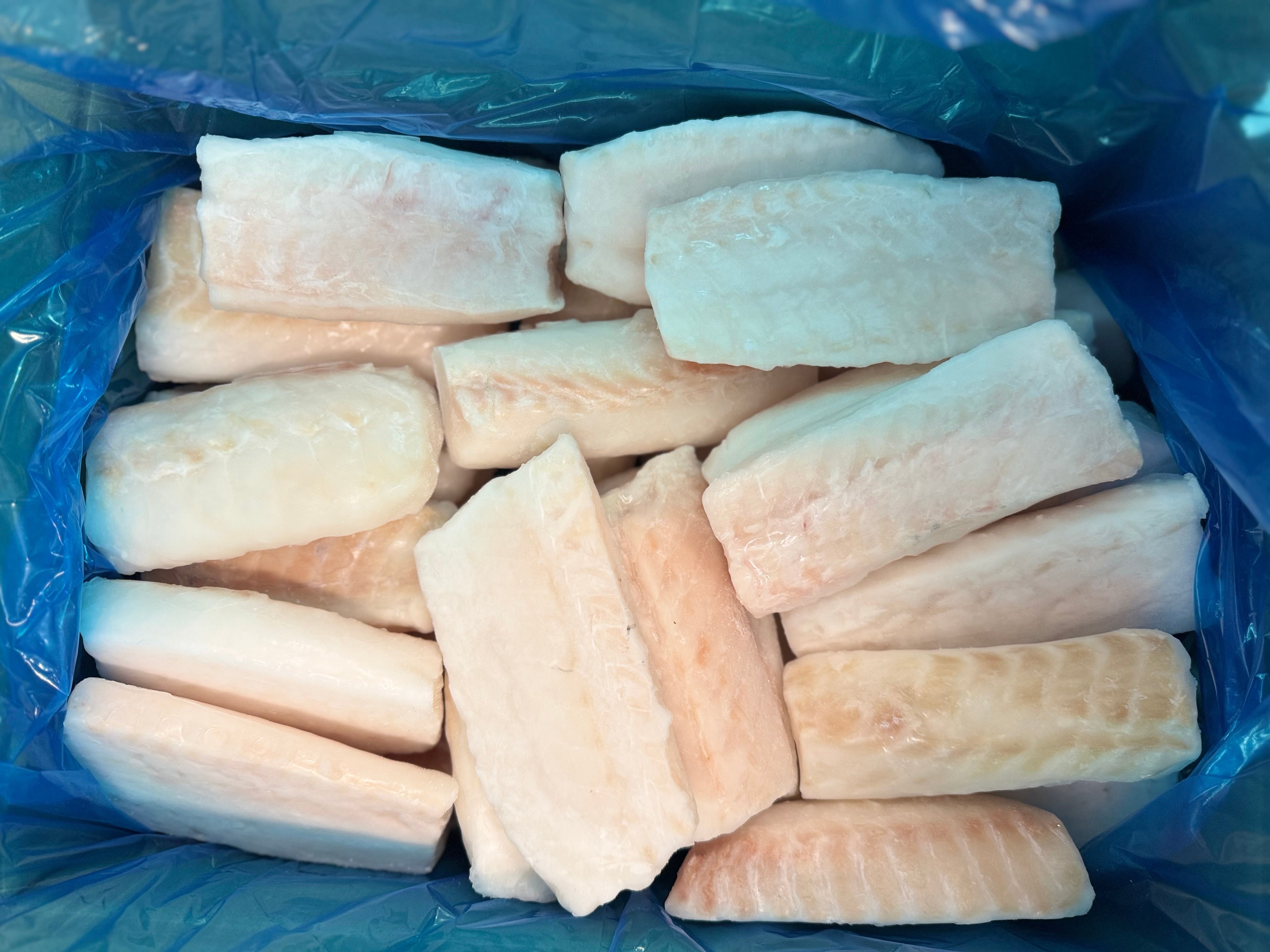 Cod (Pacific), 5 oz, Loins, Frozen, IQF, NW, 10 lb | Inter-Canada Fisheries