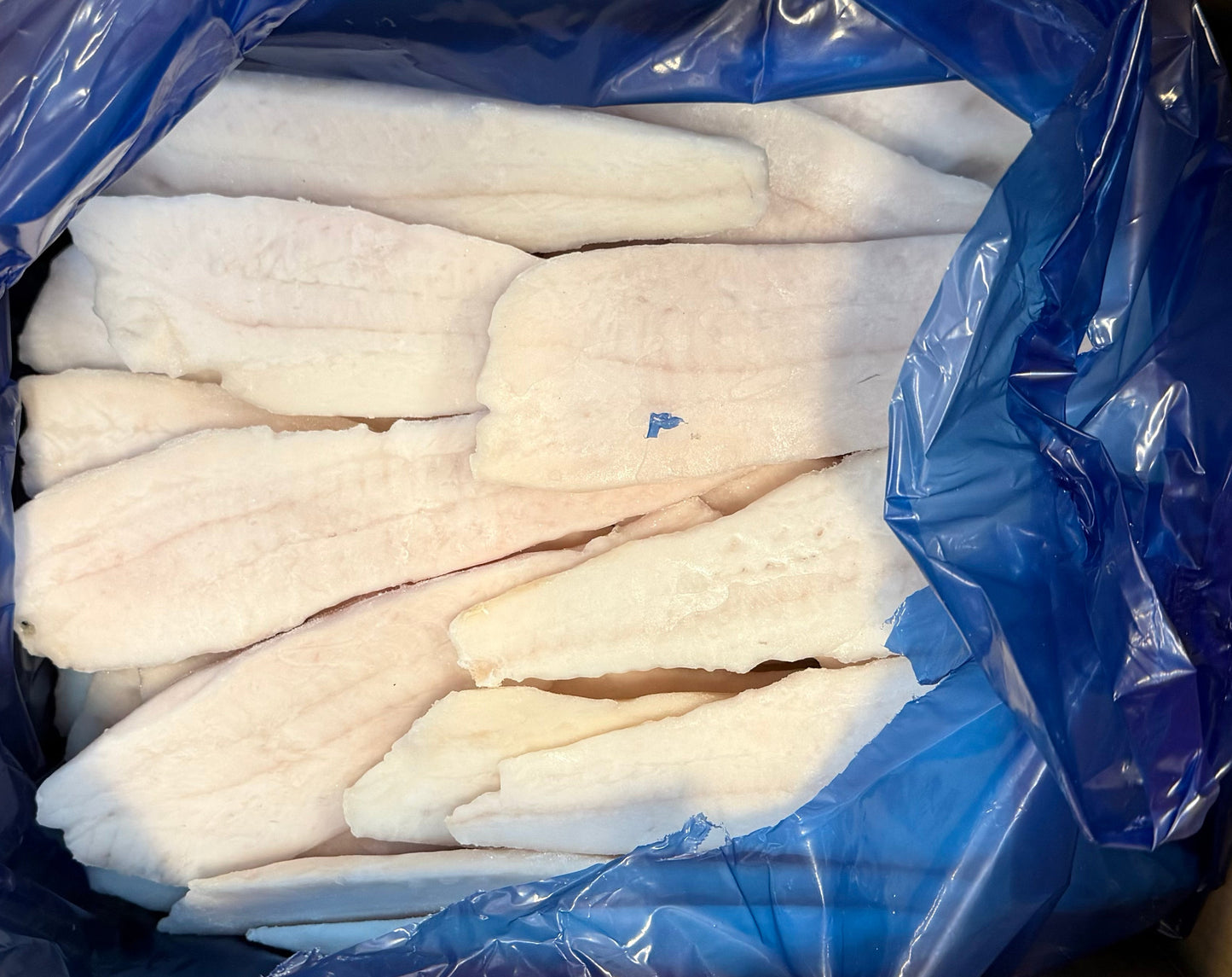 Halibut (Pacific), Under 4oz, Fletches, Frozen, IQF, Ocean Harvest, NW, 10lb