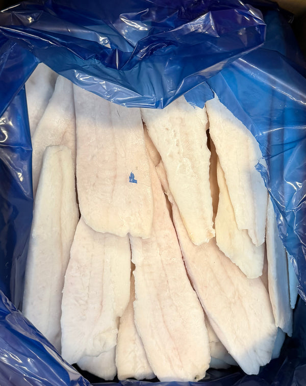 Halibut (Pacific), Under 4oz, Fletches, Frozen, IQF, Ocean Harvest, NW, 10lb