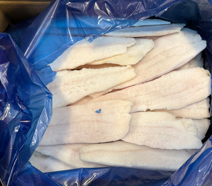 Halibut (Pacific), Under 4oz, Fletches, Frozen, IQF, Ocean Harvest, NW, 10lb
