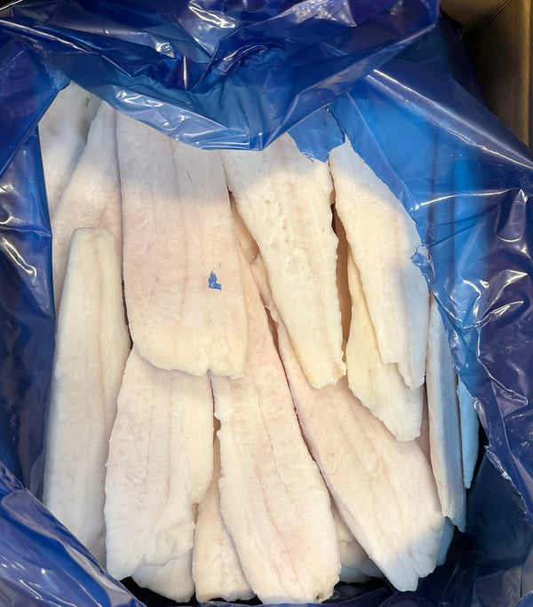 Halibut (Pacific), Under 4oz, Fletches, Frozen, IQF, Ocean Harvest, NW, 10lb