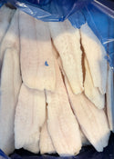 Halibut (Pacific), Under 4oz, Fletches, Frozen, IQF, Ocean Harvest, NW, 10lb