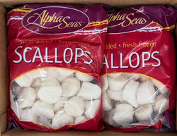 Scallops, U10, Frozen, Hokkaido, Japan, IQF, NW, 30lb, 6x5lb