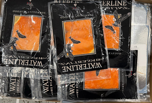 Salmon (Steelhead), Smoked, Trimmings, Frozen, IVP,  Norway, NW, 23.15lb,10.5kg,  150gr