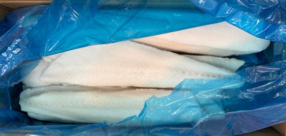 Halibut (Pacific), 8-16lb,Fletches, Chemfree, Frozen, IQF, NW, 1X25lb