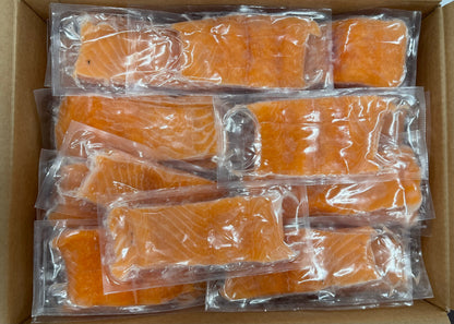 Salmon(Atlantic),6oz, Portions, Skinless, Boneless, Frozen, IVP, Ocean Harvest, Norway, NW,10 lb