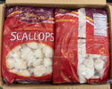 Scallops, 10-20, Frozen, Hokkaido, Japan, IQF, NW, 30lb, 6x5lb