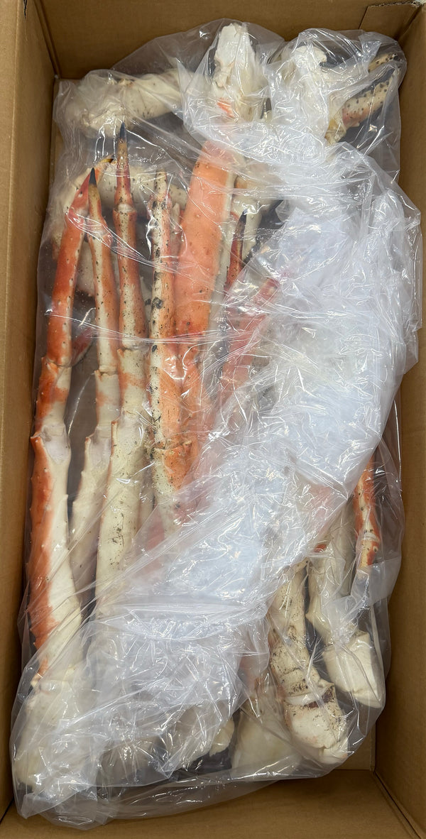 Crab (King), Red, Cooked, 12-15, Legs & Killer Claws with Arms, Frozen, IQF, China, NW,10lb