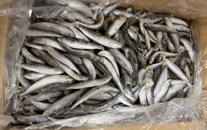 Sardines, 60-80 ppk, Whole, Frozen, IQF, protective glaze, Croatia, NW, 10 kg (22.05 lb)