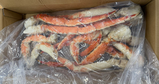 Crab (King), Red, Cooked, 9-12,Legs & Killer Claws with Arms, Frozen, IQF, NW,10lb