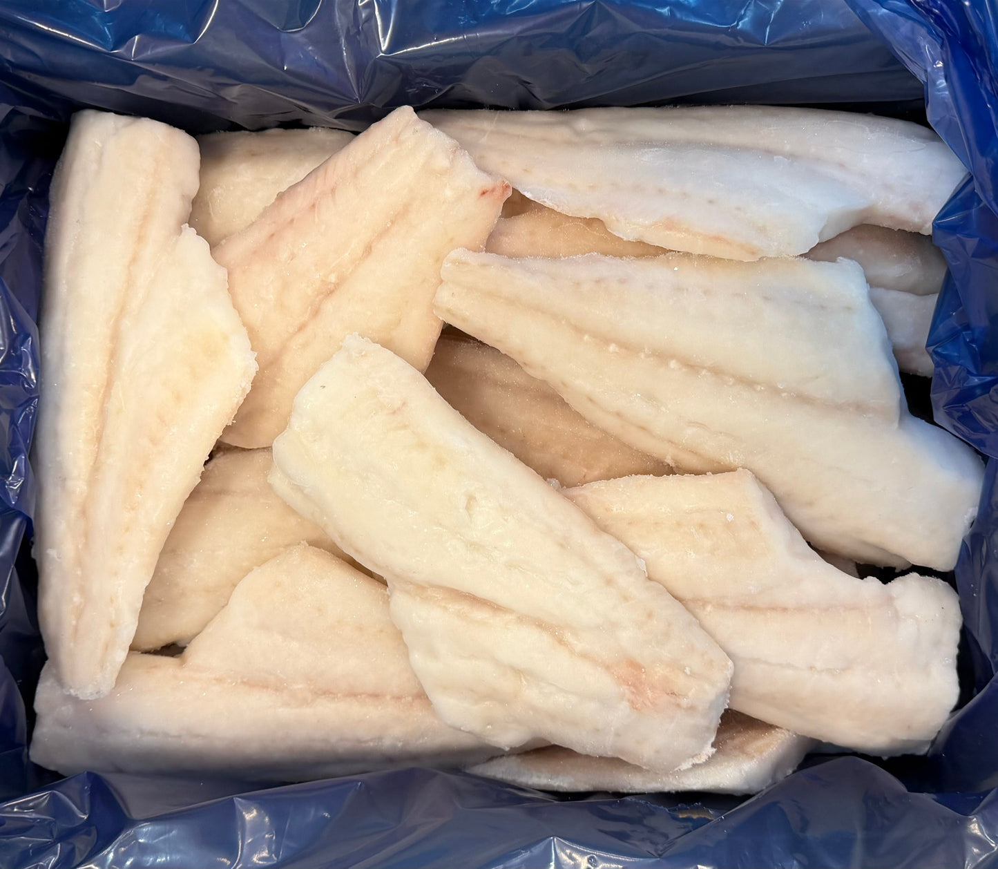 Haddock, 7oz, Fillets, Skinless, Boneless, J-Cut, Frozen, IQF, China, Ocean Harvest, NW, 10lb