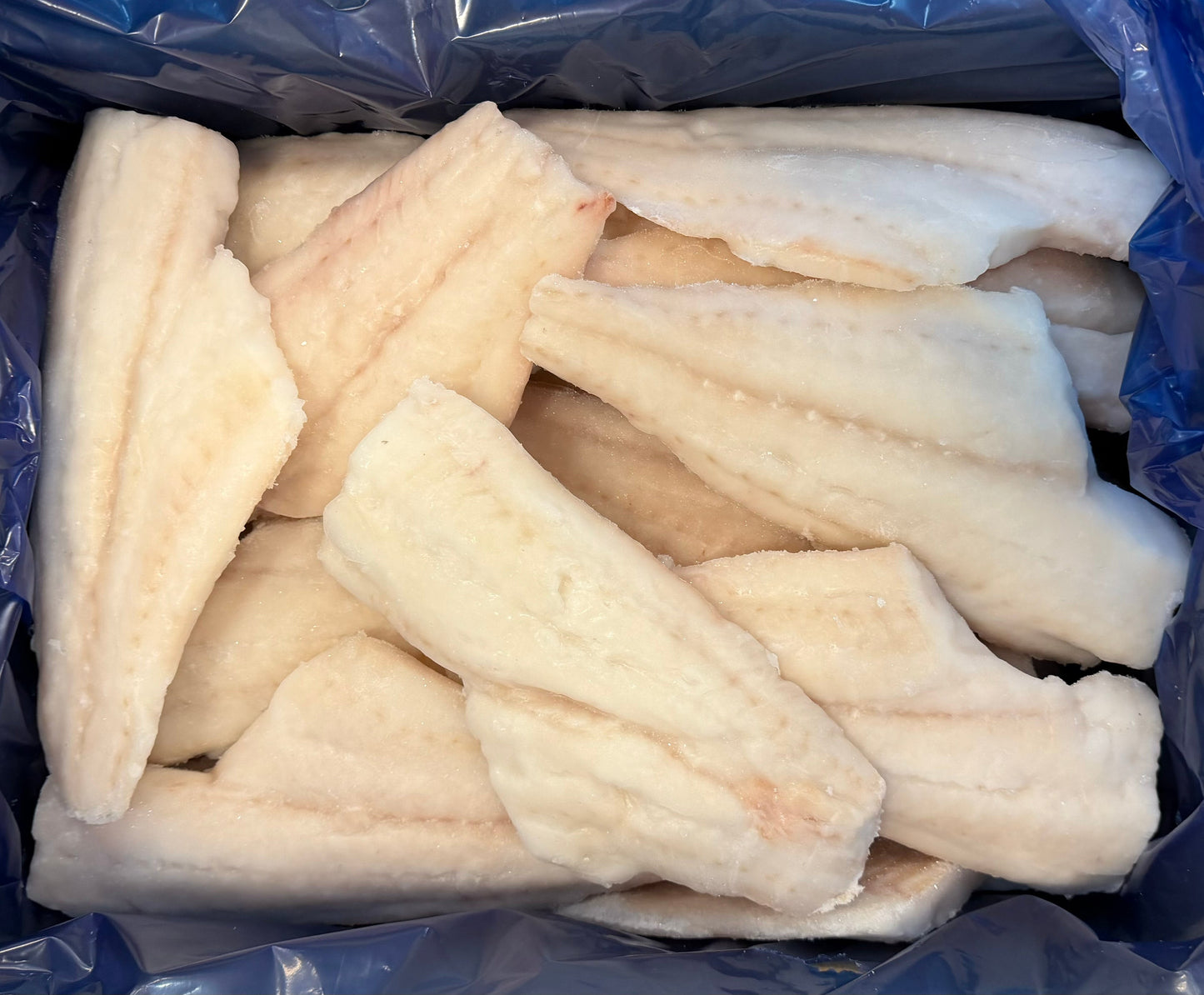 Haddock, 7oz, Fillets, Skinless, Boneless, J-Cut, Frozen, IQF, China, Ocean Harvest, NW, 10lb