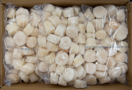 Scallops, U12, Frozen, Hokkaido, Japan, IQF, NW, 30lb, 6x5lb
