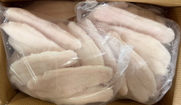 Basa, 6-8 oz, Filets, Congelé, NW, 30 lb, 6 x 5 lb