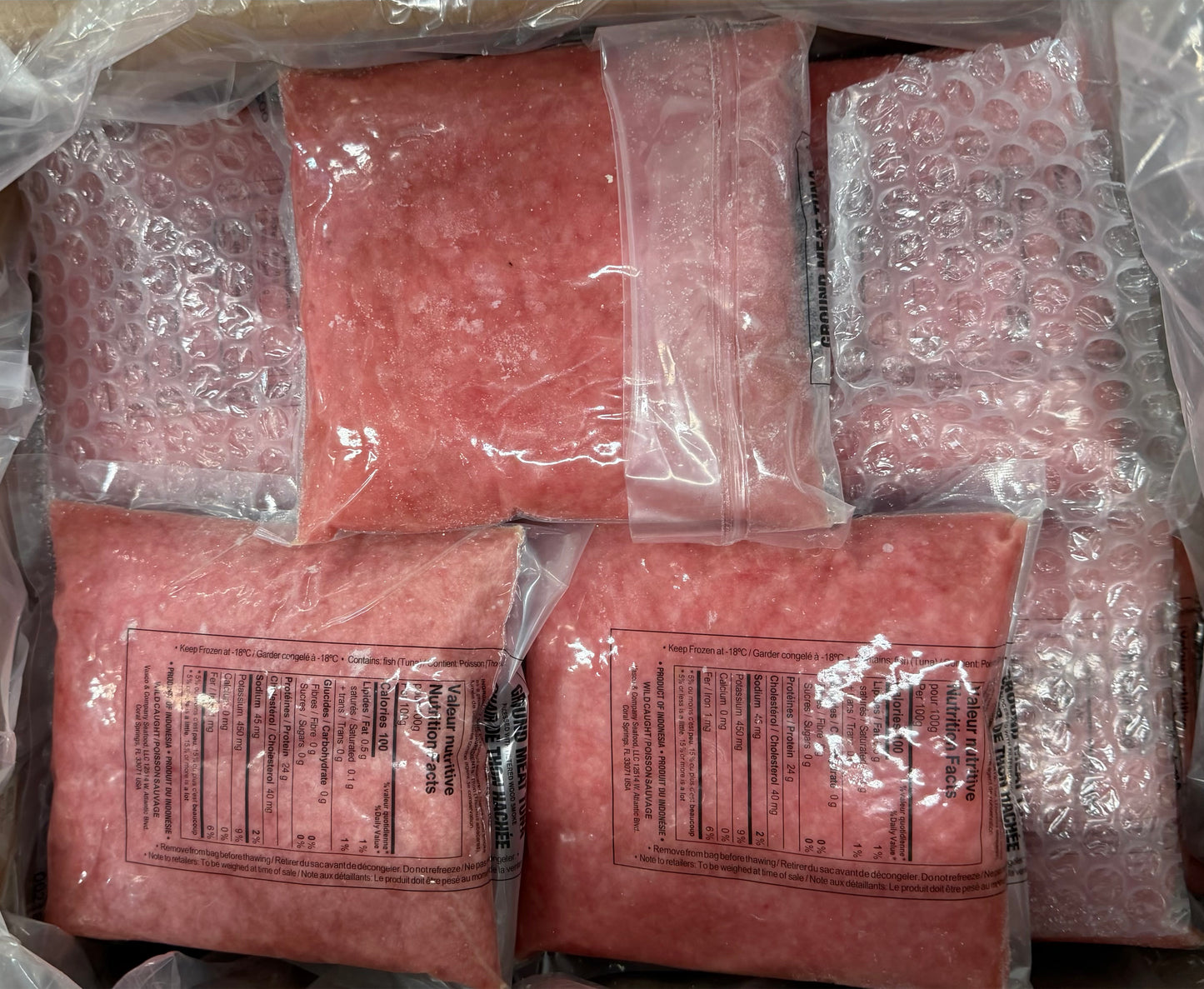 Tuna, Ground Meat, Frozen, NW, 15 lb