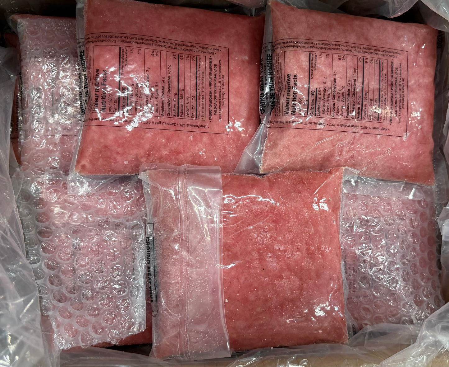 Tuna, Ground Meat, Frozen, NW, 15 lb