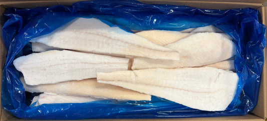 Halibut (Atlantic), 8-16oz, Fletches, Frozen, IQF, China, NW, 25lb