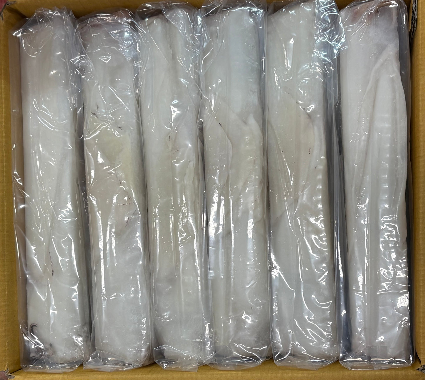 Squid (Loligo For.), U5, Whole, Cleaned, Frozen Thailand, Ocean Harvest, 100% NW, 30lb, 6x5lb