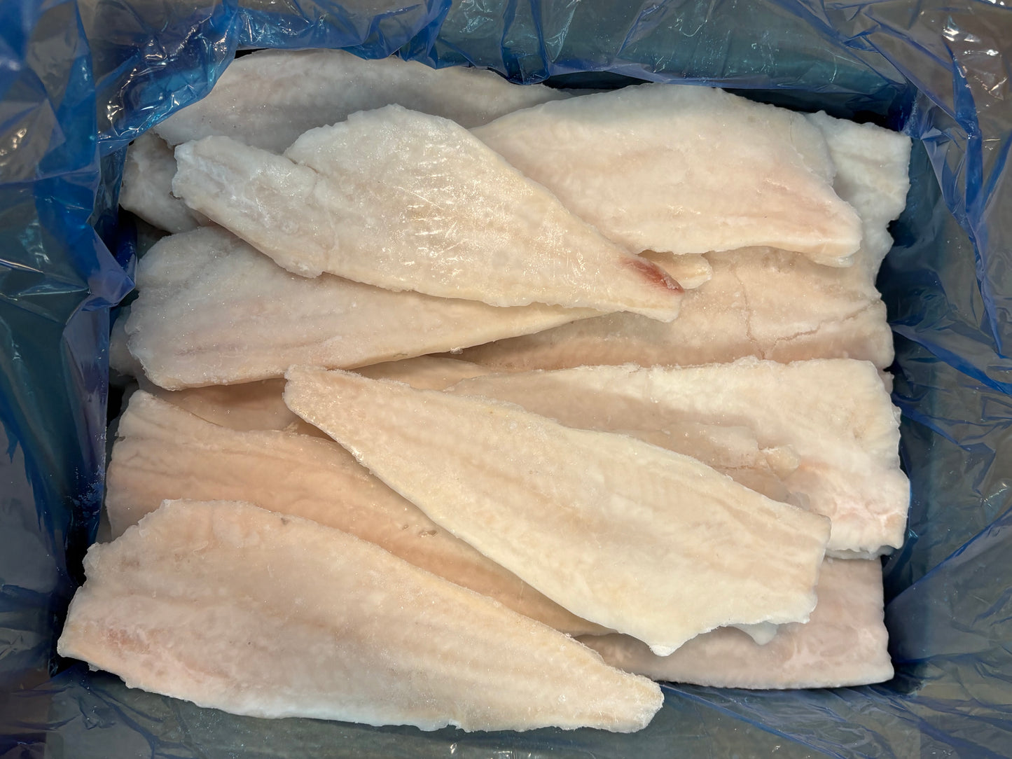 Pollock, 4-6 oz, Fillets, Skinless, Boneless, China, Frozen, IQF, NW, 40 lb (4x10 lb)