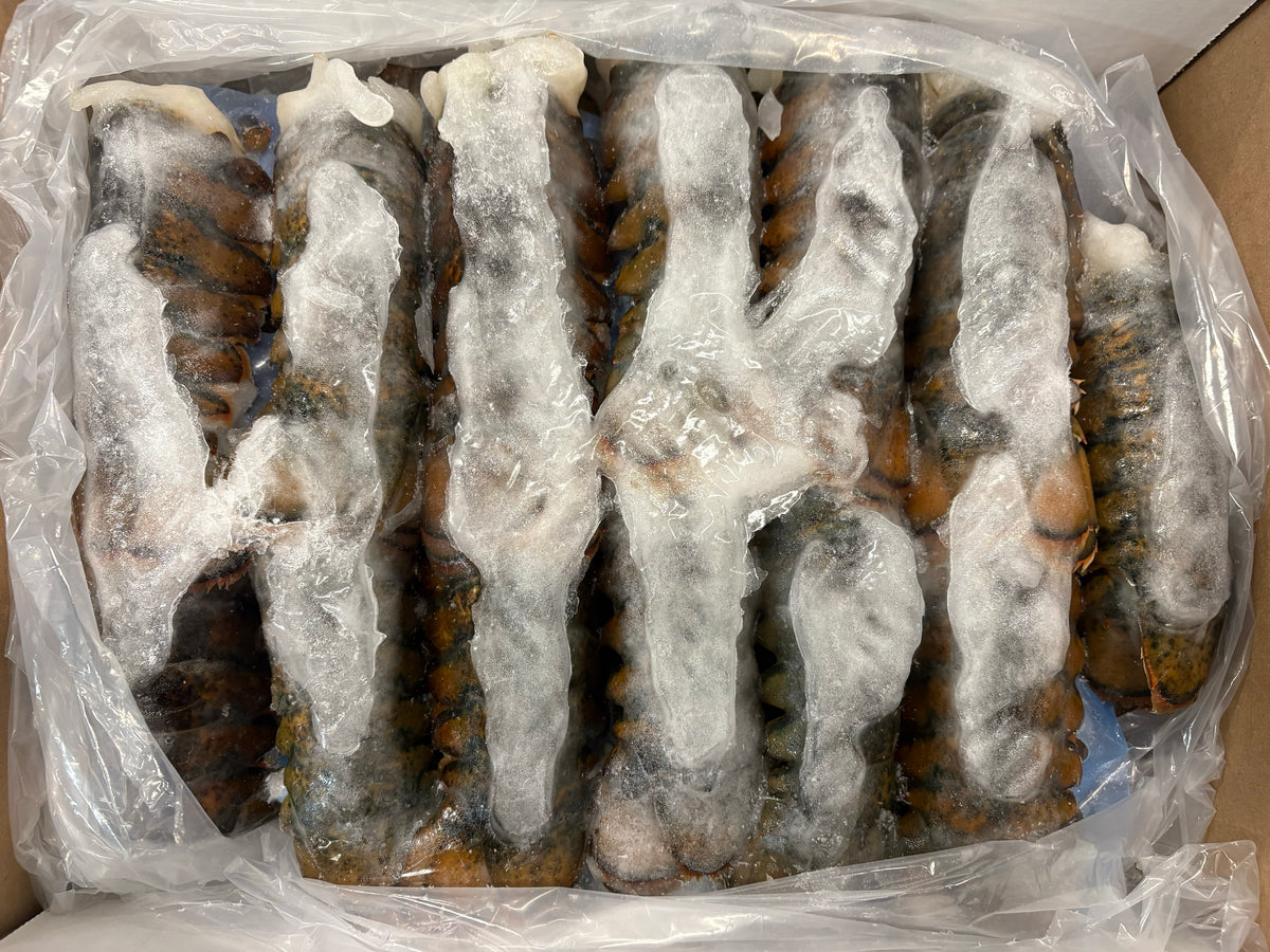 Lobster, 4 oz, Tails, Layer Packed, Frozen, Canada, NW, 10 lb