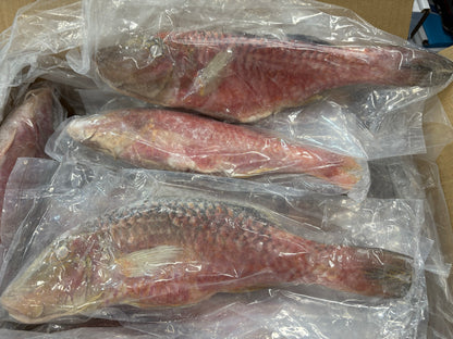 Mullet (Red), 150gm up, WGGS, Frozen, IQF, IWP, Vietnam, Ocean Harvest, NW,10lb