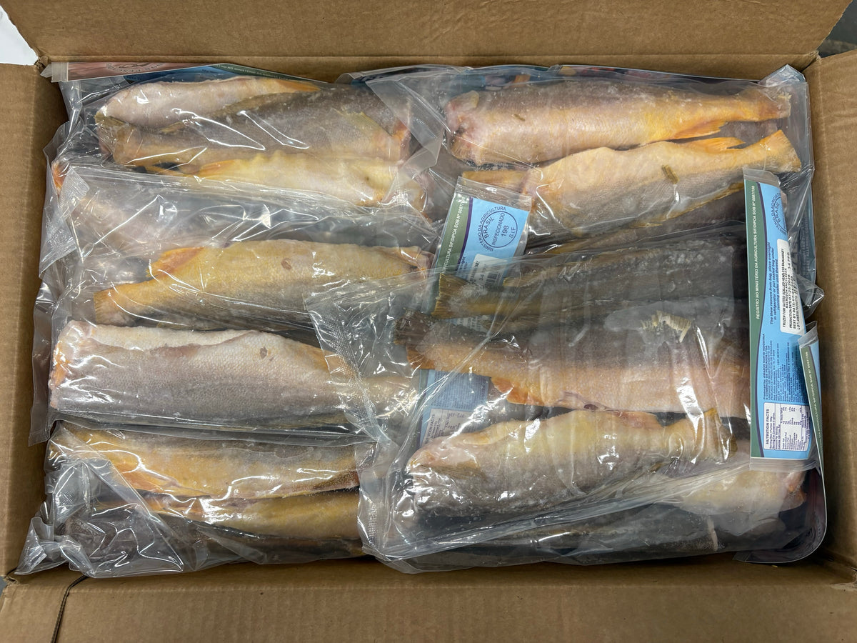 King Weakfish (Bangamary), 3-6 ppb, Whole, Frozen, Brazil, AN, 2lb bag, NW, 22lb