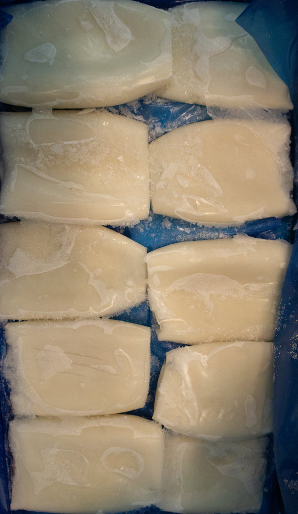 Squid (Majister), U10, Interleaved Tubes, Frozen, YT, NW, 2x 5 kg, 22.05 lb